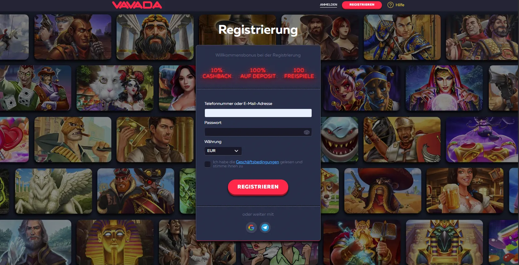 Vavada download – iOS und Android PWA