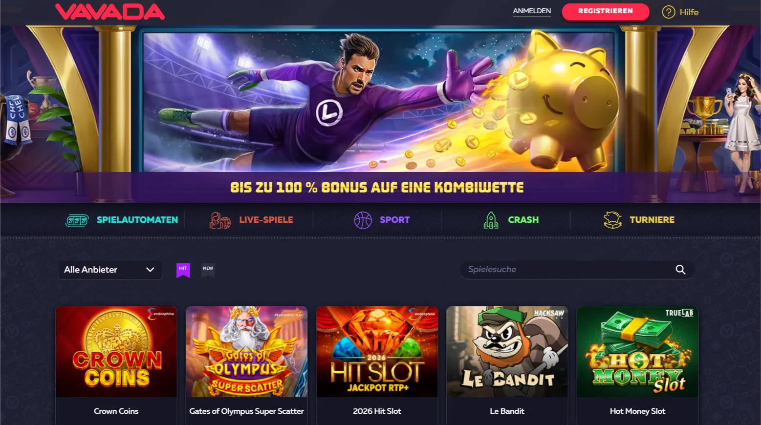 Mobiles Erlebnis mit dem Online-Casino Vavada
